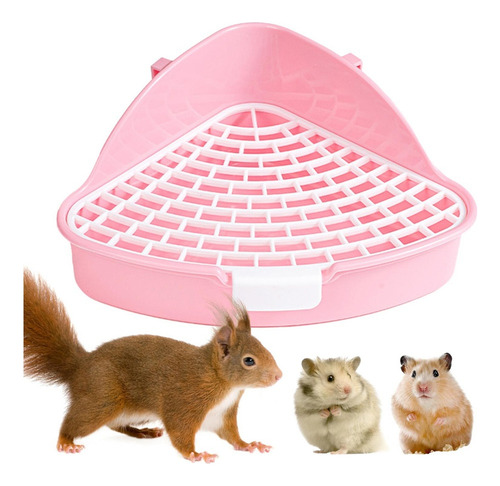 - Caja De Arena For Conejos, Bandeja De Arena Esquinera Para