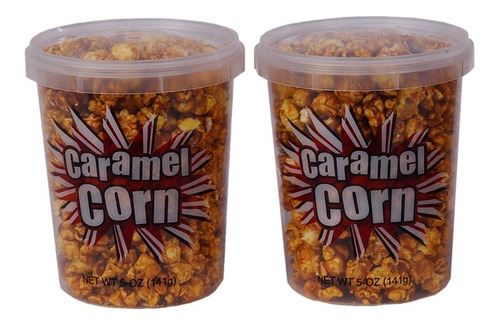 Vaso Para Palomitas Maíz Caramelo Cierre Hermetico 10 Piezas