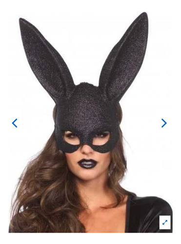 Antifaz Conejo Mascara Halloween Disfraz Conejita Sexy Bunny