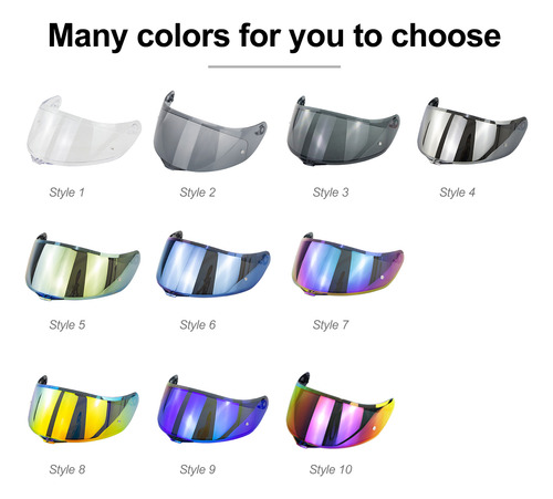 Visera Repuesto Agv K1 K3sv K5 Casco Moto Pantalla Viento Le