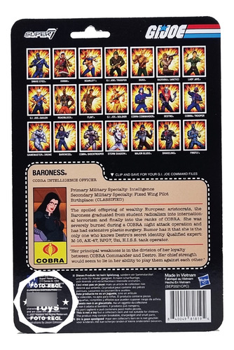 Super 7 - Reaction - G.i. Joe - Baroness
