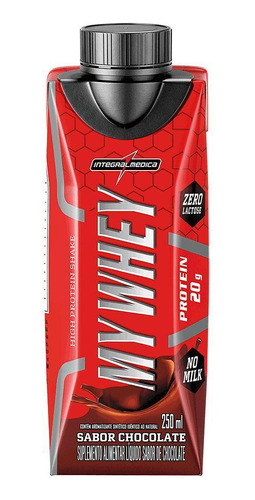 My Whey Rtd 250ml 6unid. - Integralmedica - Chocolate