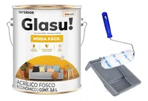 Comprar Látex Glasu! Interior Antihongos 3,6 Lts + Bandeja + Rodillo