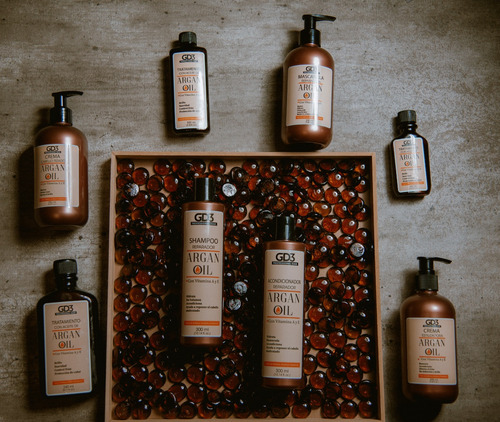 Kit Shampoo Y Mascarilla Argan Gd3 Sin Sulfatos 300 Ml