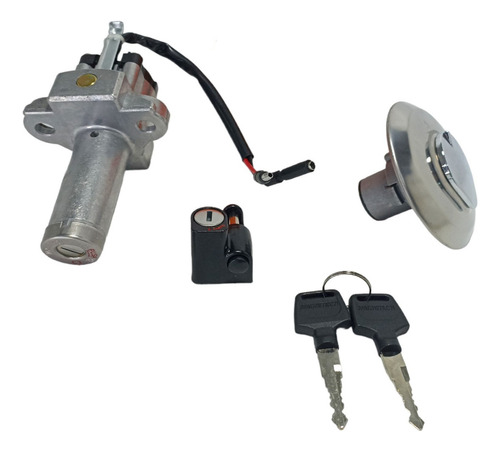 Kit Chave De Ignição Nxr 125 Bros 2003 2004 2005 (3 Peças)