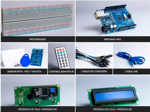 Kit Arduino Robotico Rfid 39 Componentes Mas Completo Armar