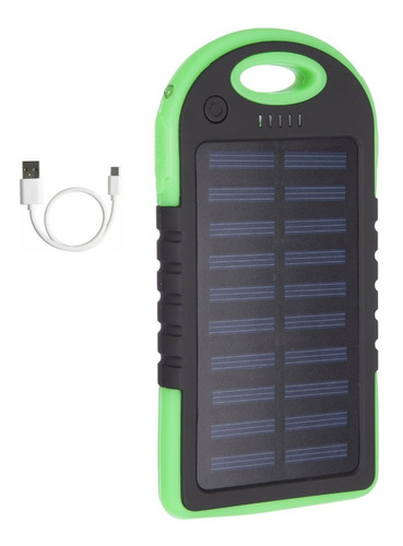 Cargador Solar Portatil Batería Externa Solar 10000mah Power