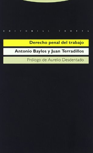 Libro Derecho Penal Del Trabajo 2ª Ed De Antonio Baylos Grau