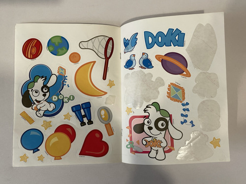 Libro Calcomanias Doki Discovery Kids 6/31 Stickers Pegadas (Usado)