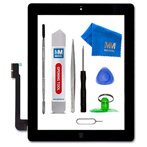 Digitalizador Compatible iPad 3 (negro) Montaje De Pant...