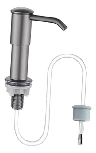 Dispensador De Jabón Para Fregadero De Cocina Con Kits Gris