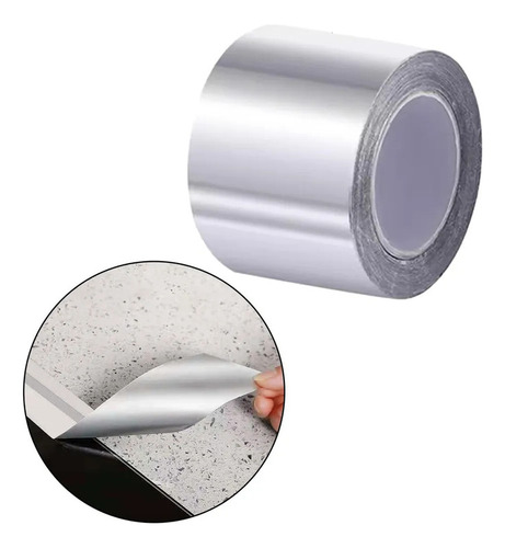 6 Cinta De Aluminio Antigrasa/antimoho Para Cocina