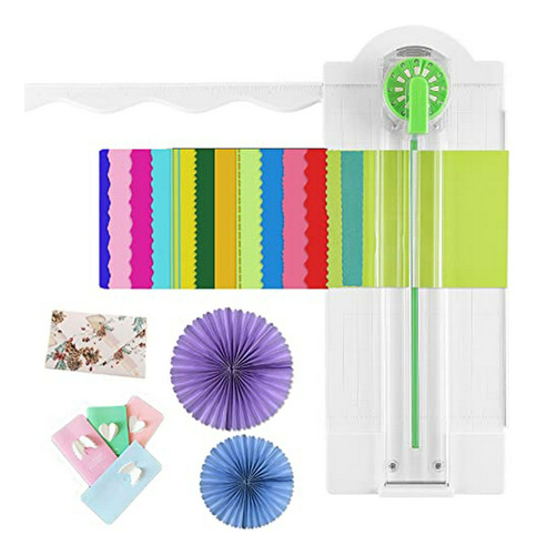 12 Formas En 1 Cortador De Bordes De Papel, Máquina De Corte