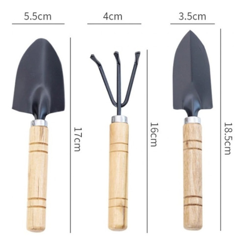 Imagen 2 de 6 de Kit De Herramientas De Plantas Suculentas De Jardinería 3pc