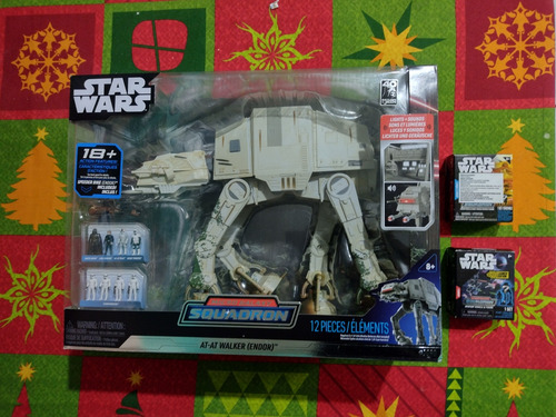 At At Walker Endor Star Wars Micro Galaxy + Una Mistery Box (Usado)