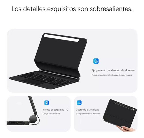 Teclado Mágico Para Samsung Galaxy Tab S10 S9 S8 Ultra 14.6