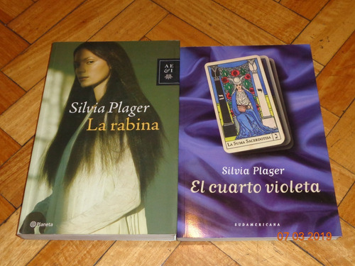 Lote 2 Novelas De Silvia Plager El Cuarto Violeta, La Rabina