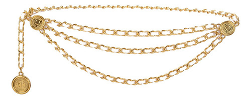 3 Cintura Cadena Cinturón Multicapa Decorar Retro Para Boda
