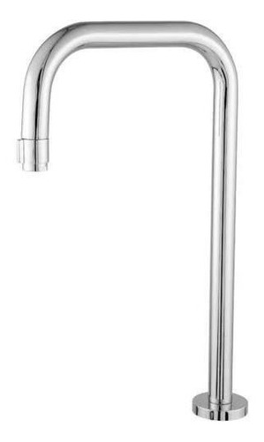 Torneira Lavatório Slim Tube Cromada Alta Square (inox)