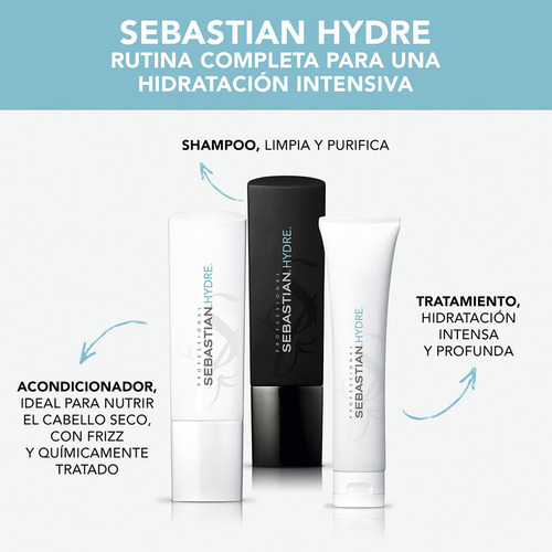 Shampoo Para Cabello Seco Sebastian Professional Hydre 250ml