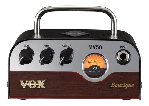 Amplificador VOX MV50 Series Rock Valvular para guitarra de 50W color bordó 19V