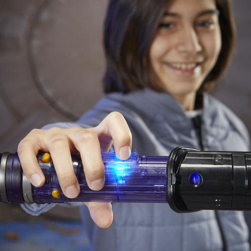 Hasbro Sable de luz electrónico personalizable Sable Oscuro Azul
