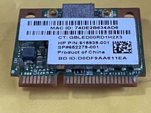 Tarjeta Inalambrica Para Hp 802.11 Bgn Wlan Combo Bluetooth