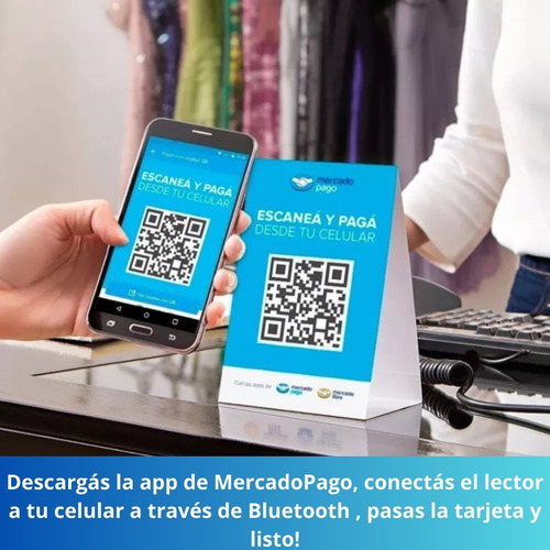 Posnet Mercadopago Point Bluetooth Apto Tarjeta Alimentar