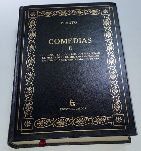 Comedias Tomo Ii - Plauto - Gredos (Usado)
