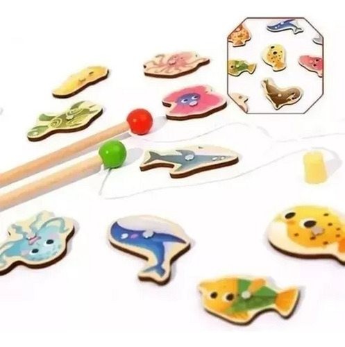 Juego De Pesca Imantado Infantil Magnific