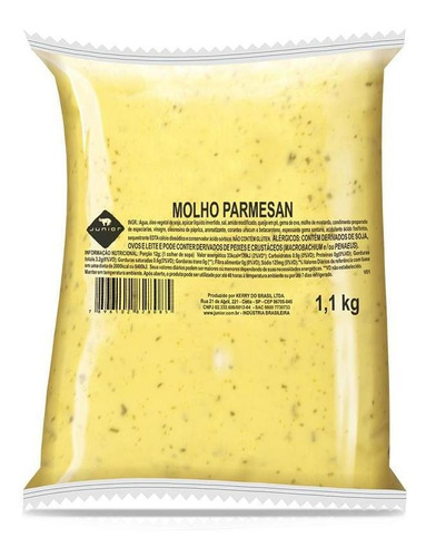 Molho Para Salada Parmesan Junior Pouch 1,1kg