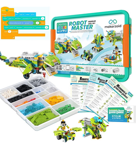 Robot Educativo Robotmaster / Tipo Lego, Programable