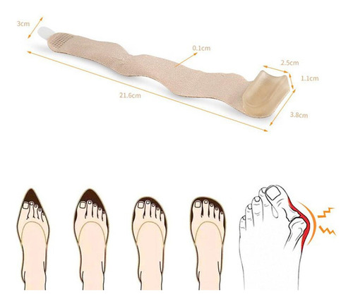 Z 5 X 2x Separador De Para Valgus / Artritis De Puntas De De