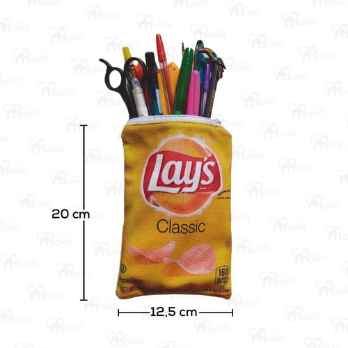 Cartuchera Multiusos Estampado Papas Lays