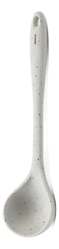 Concha Silicone Colher 28cm Vanilla Flex - Brinox Cor Branco