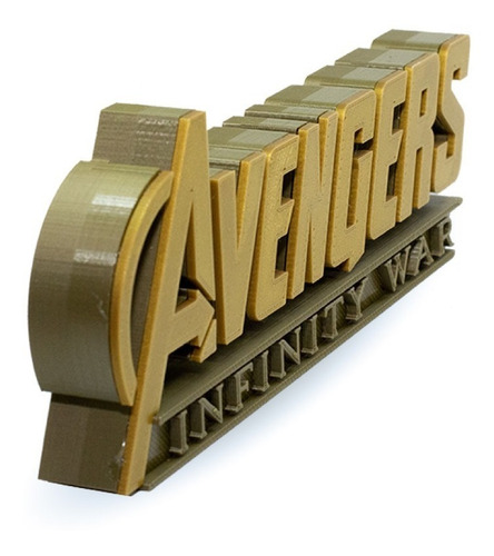 Imagen 3 de 6 de Cartel, Placa, Avengers Impreso En 3d Excelente Calidad