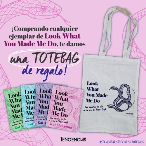 Look What You Made Me Do Tapa Verde + Totebag Taylor Swift