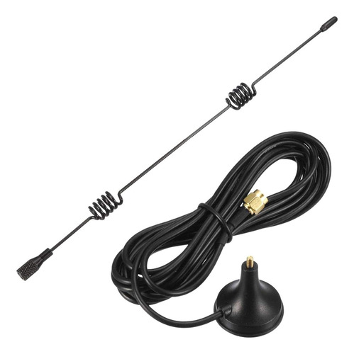 Antena Wifi Con Conexion Rp-sma 7 Dbi Cable De 2 Metros