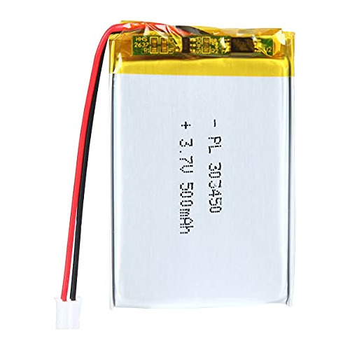 Batería De Litio De 3.7v 500mah 303450 Recargable De P...