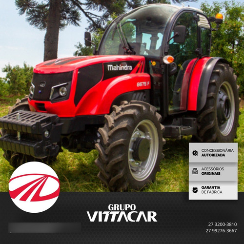 Trator Mahindra Modelo 6675f - 2024