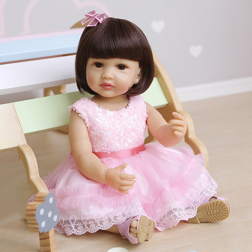 Art Doll Decdeal, 22 Pulgadas, Silicona Para Bebé, Cuerpo Co