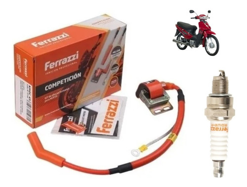 Kit Bobina + Bujia Ferrazzi Competicion Corven Energy 110