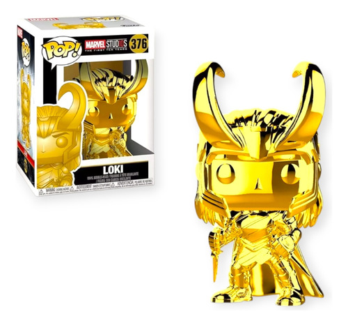 Funko Pop Marvel Studios Loki Gold Chrome Outlet 