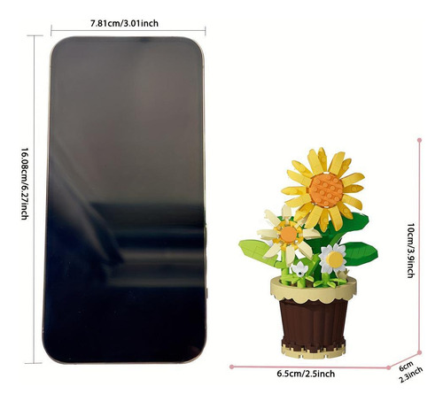 Ramo De Bloques De Construcción Para Plantas En Macetas De R