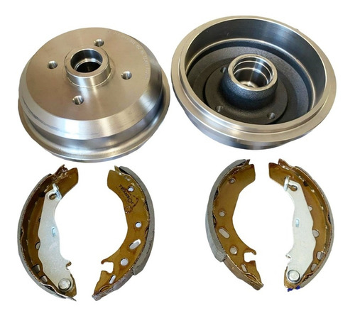 Imagen 1 de 5 de Campanas Y Patines Freno Chevrolet Celta 1.0 Gr Frenos