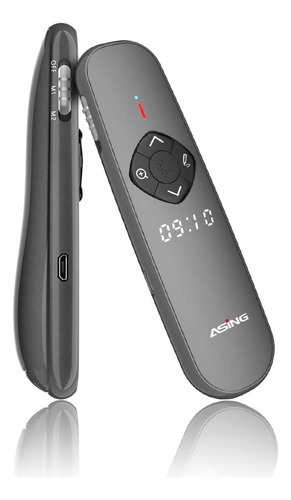 Asing Advanced Digital Laser Presentation Remote - Red La Ab