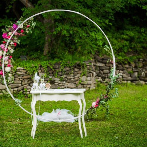 Balão Flor Laço Arco Suporte Quadro Diy Decoração 100cm