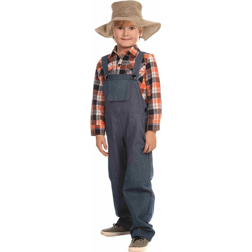 Disfraz Para Niño Agricultor Talla M 10-12- Halloween 