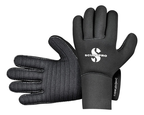 Scubapro Everflex - Guante De Buceo, 0.197in, Negro, 2xl