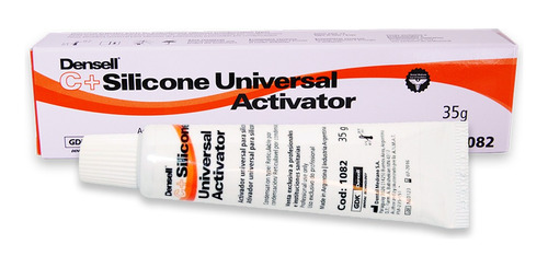 Silicona Activador Densell 35g Odontología Mecánica Dental